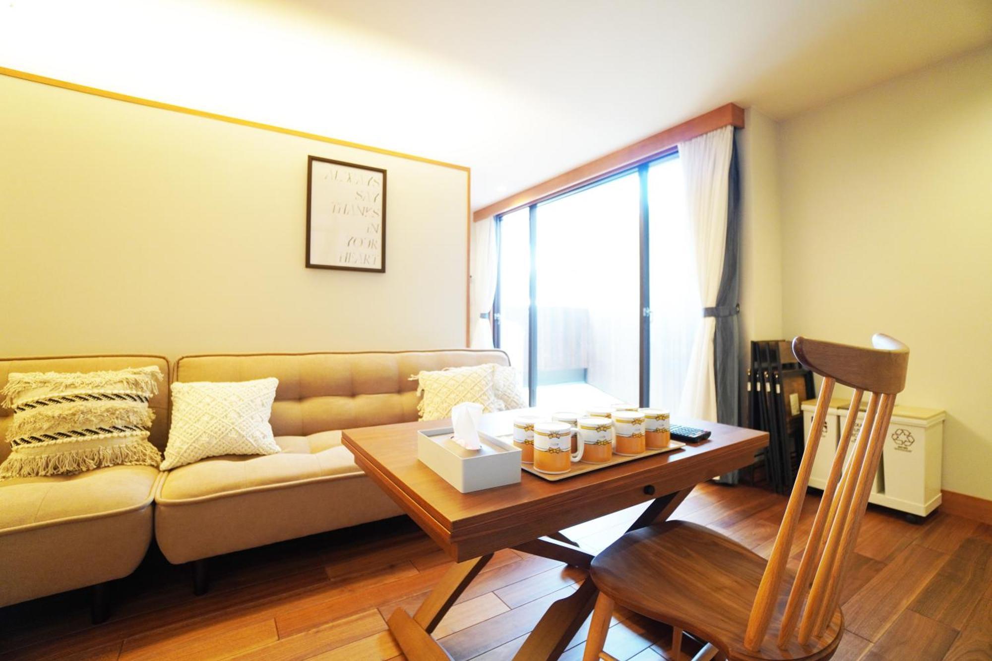 Ferienwohnung Tsurigane Building Ōsaka Exterior foto